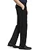 Van Heusen Men's Flex Straight Fit Flat Front Pant, Black, 42W x 30L