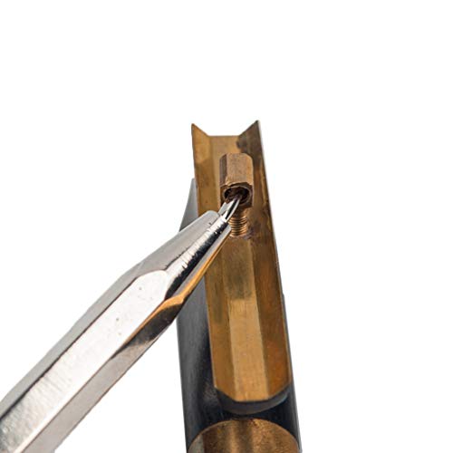B Blesiya Nickel Violin Chin Rest Shaft Screwdriver Screw Wrench Violin Repair Tool