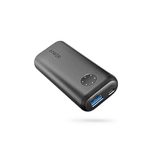 Anker PowerCore II 6700mAh Kompakte Powerbank, externer Akku kompatible mit iPhone X / 8/8 Plus / 7/6 / 6 Plus, Samsung Galaxy und weitere Geräte(Schwarz)