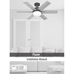 Hunter Fan Company 51206 Pacer Ceiling