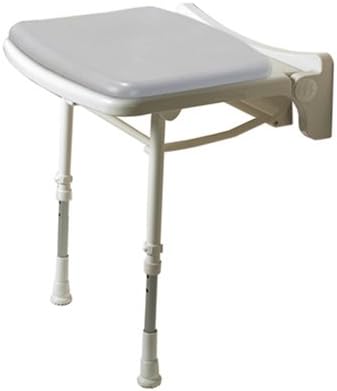 AKW Standard Padded Fold Up Shower Seat, Gray