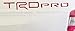 Red TRD Pro Letters for Toyota Tundra 2014 2015 2016 2017 Truck Bed Inserts