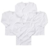 Carter's Unisex Baby Side Snap Long Sleeve Shirts No Scratch Flaps