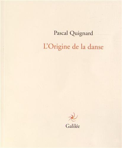 L' origine de la danse