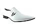 Jazame Men's 98105 Urban Pointed Toe Slip On Belted Loafers Dress Shoes