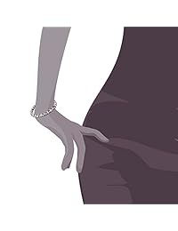 Pulsera con cuentas de mal de ojo turco, con abalorio de vidrio veneciano con espaciadores rondelle