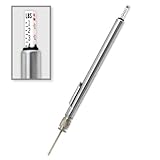 Sports Ball Inflation Pressure Gauge - Pen-Style with 2 Needles 0-20 PSI