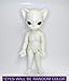 JunkySpot Hujoo Nano Freya Special Edition Glow Blank 12cm Ball Jointed Cat Anthro Doll with Random 12mm Eyes