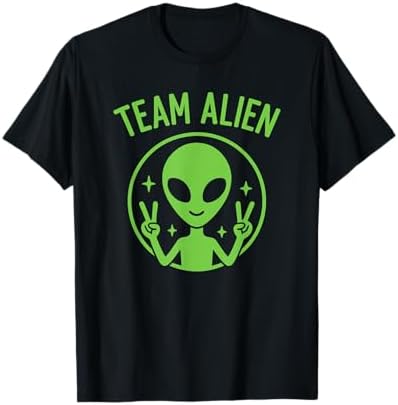 Amazon.com: Green Alien Head T-Shirt funny novelty cool 90s aliens