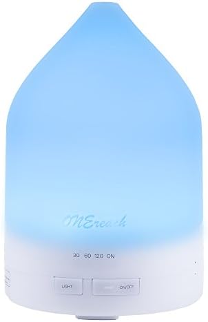 ONEreah Humidifier Essential Oil Diffuser Portable Ultrasonic Diffusers with 4 Timer Settings Waterless Auto Shut-off and 7 LED Color Changing for Home Office Bedroom Room, 150ML