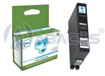 Genuine Dell Series 31 (V525W/V725W) Cyan Ink Cartridge [Office Product]