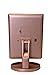 Tri-fold 22 LED Lighted Vanity Makeup Mirror by TrangsBeautyCorner - 1x2x3x Magnification with Touch Screen,Rotatable Stand,and USB Cable-Battery Powered Professional Cosmetic Travel Mirror, Rose Gold