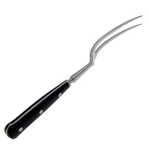 Carving Fork Stainless-Steel Curved Meat Fork 12" - Thumbnail 2
