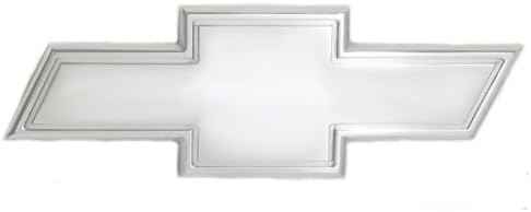 All Sales 96092P Ami Chevy Bowtie Tailgate Emblem with Border, Silver