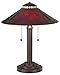 Robert Louis Tiffany Mica Collection Mission Tiffany Style Desk Table Lamp 18 1/2
