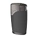 ZGAR Torch Cigar Lighter, 2 Jet Flame Butane Refillable Cigar Lighter with Punch, Gunmetal Gray