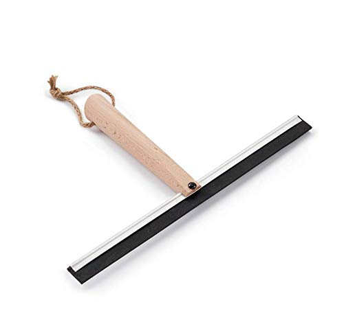 Eco Living Wooden Window Cleaner Squeegee Glass Cleaning