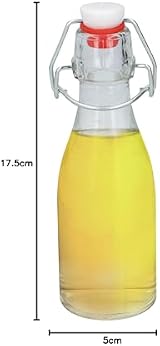 Cuisine Elegance 150ml Mini Clip Top Glass Bottle Set of 6 Airtight view 3