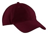 Port & Company Brushed Twill, Low Profile Cap, Maroon