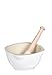 Emile Henry Made In France Mortar and Pestle, Flour White