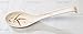 Happy Sales Melamine Soba, Rice Spoons, Asian Chinese Won Ton Soup Spoon, Reeds Design, 6 Pack Hook Style