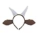 pagreberya Goat Horns and Ears Headband - Costume Accessory with Horns and Ear Details