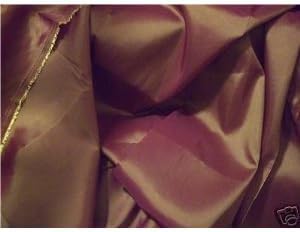 Prestige Fashion UK LtdGold SHOT Pink Two-Tone Taffeta Curtain & Bridal wear Fabric