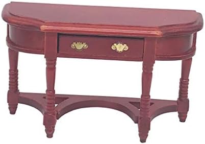 FINENICE Mini Dollhouse Furniture Desk Miniature Living Room Kids Pretend Play Toy