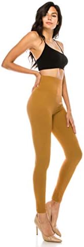 Women's High Waist Leggings - Premium Buttery Soft Yoga Workout Stretch Solid Pants