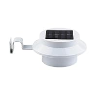 1pc 3-LED Solar Powered Gutter Light Outdoor/Garden/Yard/Wall/Fence/Pathway Lamp