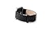 Fitbit Blaze Smart Fitness Watch Band,Thankscase Genuine Leather Strap Wrist Band Replacement,Top Quality Spring Bar and Beautiful Embossed Pattern for Fitbit Blaze Smart Fitness Watch.(Diamond Black)