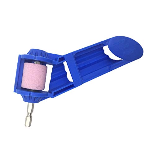Drill Bit Grinder, Maserfaliw Grinding Wheel Drill Bit Sharpener Aluminum Oxide Portable Drilling Grinder Tool - Blue, Holiday Gifts, Home Essential Tools Supplies. - Thumbnail 4