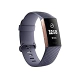 Fitbit Charge 3 Fitness Activity Tracker, Rose Gold/Blue Grey, One Size (S & L Bands Included) Fitbit Charge 3 Fitness Activity Tracker, Rose Gold/Blue Grey, One Size (S & L Bands Included)