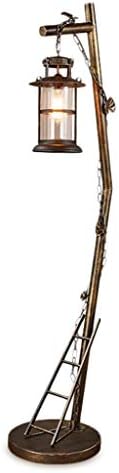 CCLAY Home mall- Chinese Iron Floor Lamp | Retro Floor Lamp | for Living Room Bedroom Study Room 47X169cm
