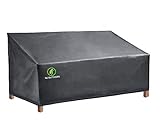 Patio Sofa Cover, Durable Waterproof UV Resistant Outdoor Furniture Covers for 3-Seater Sofas, Grey