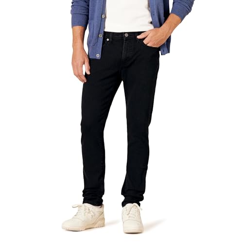 Amazon Essentials Men's Skinny-Fit Stretch Jean - Discontinued Colors, Washed B…