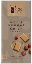 Ichoc White Nougat Crisp Vegan 80G