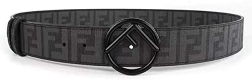 Men's Alloy Leather Fashion F Letter Belt Jeans Belt