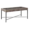 Signature Design by Ashley Shellmond Rustic Life Top Shadow Box Coffee Table, Dark Brown 31VXTb0F3DL