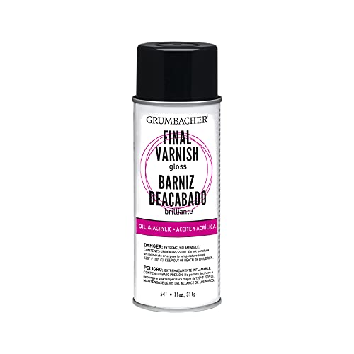 Grumbacher Picture Gloss Varnish for Picture and Oil & Acrylic Painting