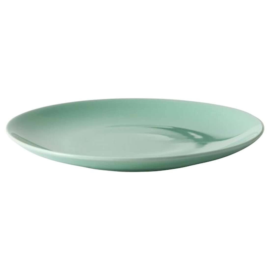 Buy Digital Shoppy IKEA Side Plate, Light Green, 20 cm (8 ") Online at