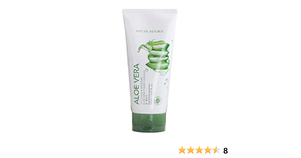 aloe facial cleansing foam amazon