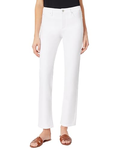 Jones New York Plus-Size Lexington Straight-Leg Jean- Soft White