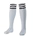 2 Pairs Soccer Shin Guards & 2 Pairs Soccer Socks for Adults and Teenagers, Protective Gear Soccer Equipment for Kids, Boys, Girls
