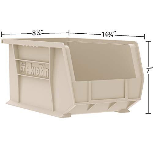 AkroMils 30240 AkroBins Plastic Storage Bin Hanging Stacking
