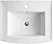 KOHLER K-2358-1-0 Archer Pedestal Bathroom Sink Basin with Single-Hole Faucet Drilling, White