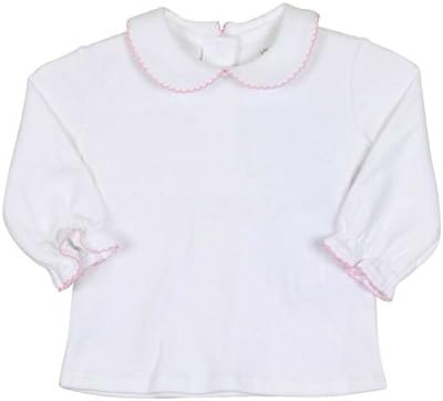 Florence Eiseman Knit Blouse with Picot Trim