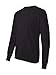 Hanes TAGLESS 6.1 Long Sleeve T-Shirt (Black, XXL)