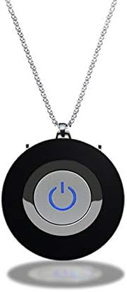ghtmarrine Portable Mini Air Purifier, Personal Air Purifier Necklace, USB Portable Air Purifier for Kids And Adults (Black)