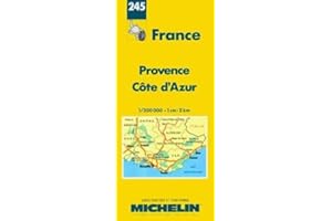 Michelin Provence/Cote d'Azur, France Map No. 245 (Michelin Maps & Atlases)